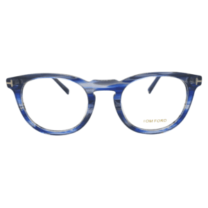 Tom Ford round blue glasses