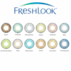 Freshlook Colorblends 1 Month contact lenses featuring natural eye color enhancement and vibrant shades.