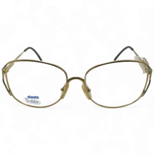 Safilo Elasta Gold Aviator Glasses - Premium Gold Metal Frame - Al-Aziz Optical