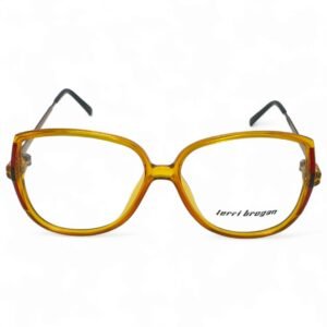 Terri Brogan amber frame eyeglasses