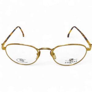 Piloni Gold-Plated Vintage Eyeglasses – Italian Luxury Frames