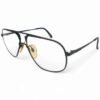 Carrera black metal aviator eyeglasses